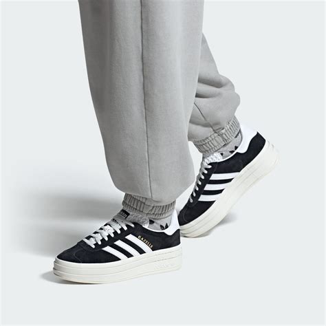 adidas gazelle j schwarz 37|adidas gazelle bold shoes.